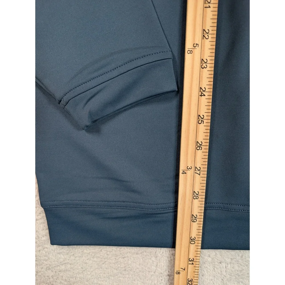 Peter Millar Crown Sport Mens XXL Blue Quarter Zip Pullover MC0EK40 NEW